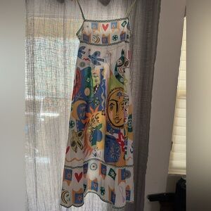 Colorful Printed Maxi Dress